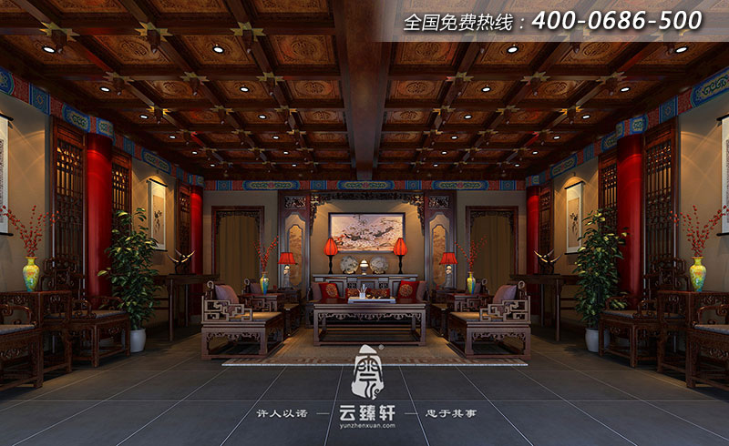 四合院設(shè)計效果圖