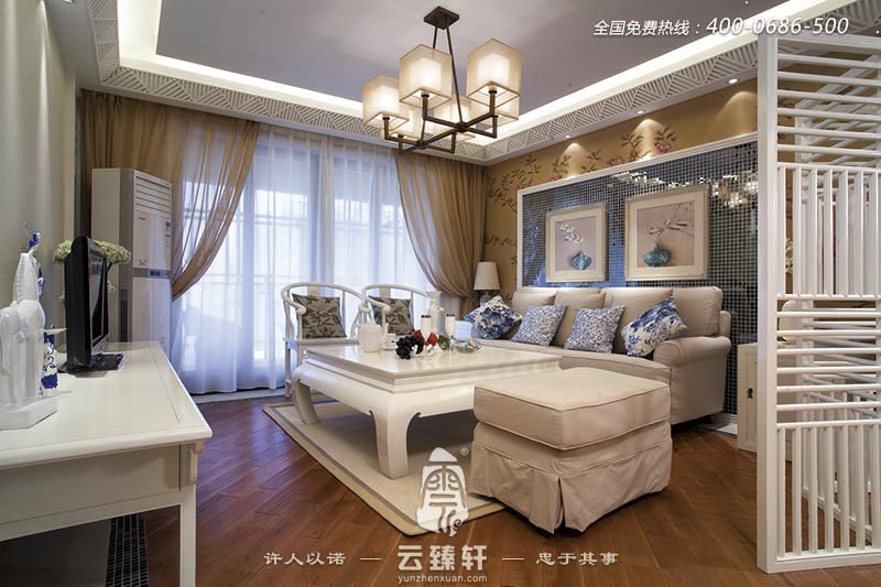 新中式風(fēng)格臥室效果圖